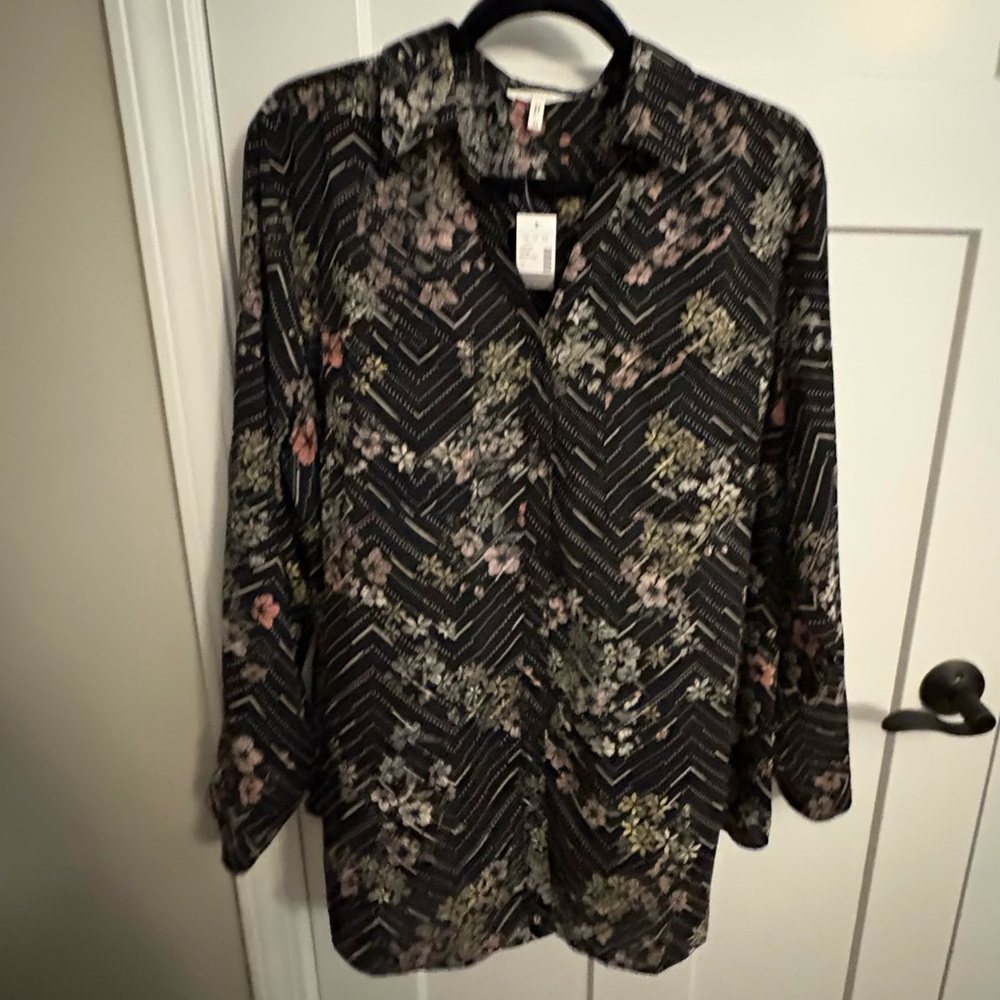 NWT, Maurice’s, 1x, blouse. School, teacher, fall, dressy casual, pocket